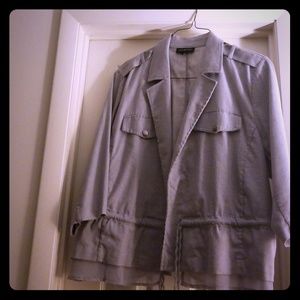22/24 Women's Gray Casual Jacket